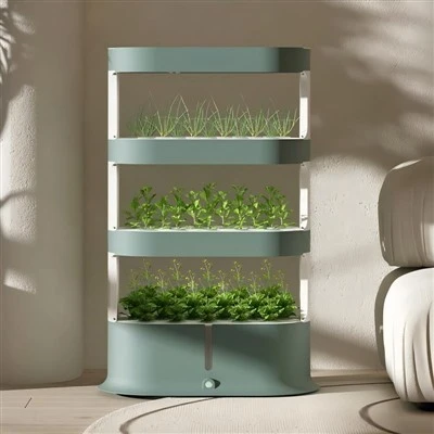 Inomhus vertikalt hydroponiskt system
